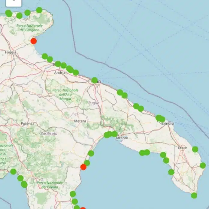 Mappa di Goletta Verde Puglia